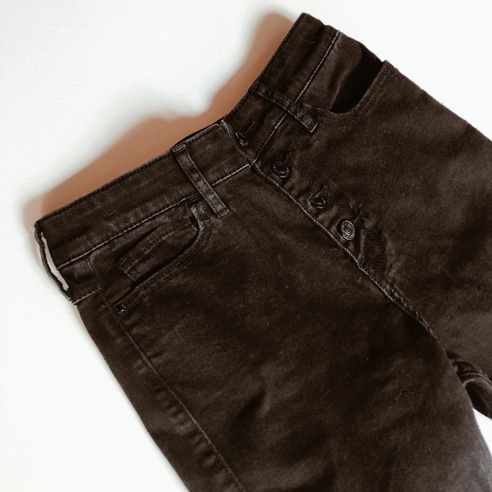 HIGH WAISTED black denim ab&f jeans